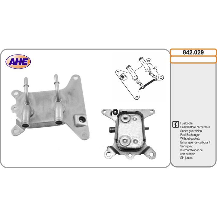 842029 Fuelcooler LAND ROVER Defender/Discovery TD5 11.98-07.07