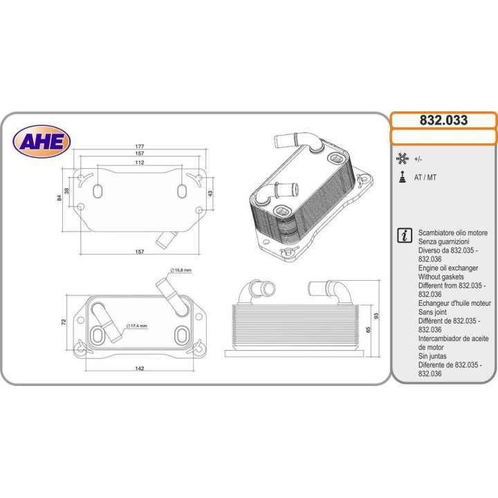 Oilc  VOLVO V40/S60/V60/V70/XC7 D3/D4/D5/T5/T6 09 