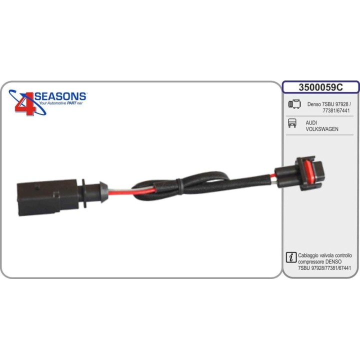 Cablaggio valvola controllo cmp DENSO 7SBU 97928/7