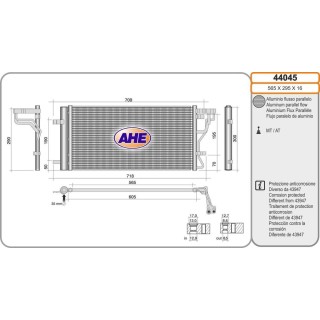 Cond  HYUNDAI Kona 1 0/1 6/1 6CRDi  06 17-