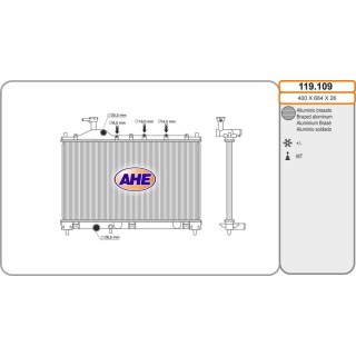 Rad  MITSUBISHI Outlander 2 2Di-D 08 12-
