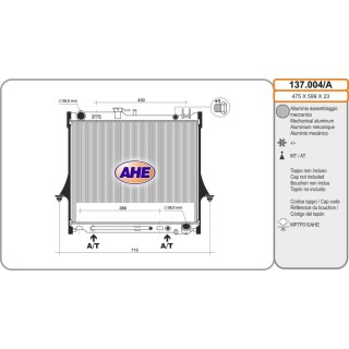Rad  ISUZU D-Max 2 5CRDi/2 5DiTD/3 0DiTD AC M/AT 1