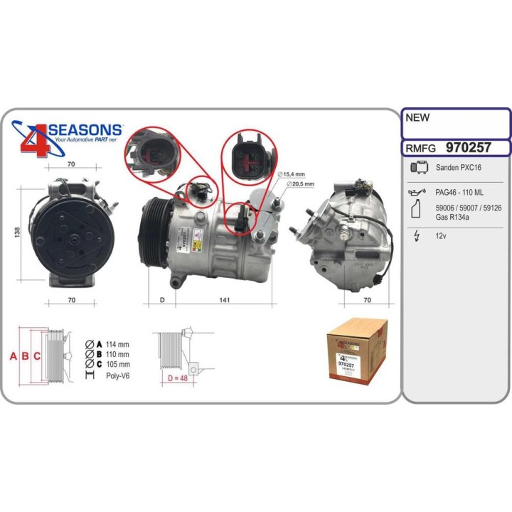 Cmp Rem JAGUAR XF 2 2D/3 0D 04 11-04 15