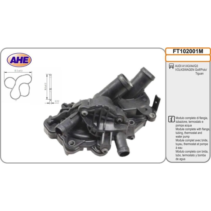 Fl  Term  AUDI/VW A1/A3/A4/Q3/Golf/Polo/Tiguan 1 2