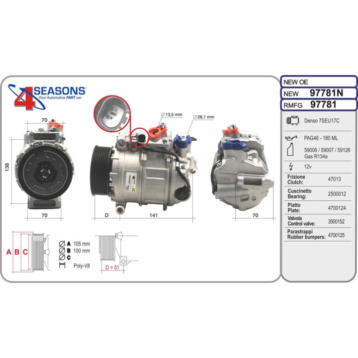 97781  CMP RMF MERCEDES-BENZ W164 CDI 05-