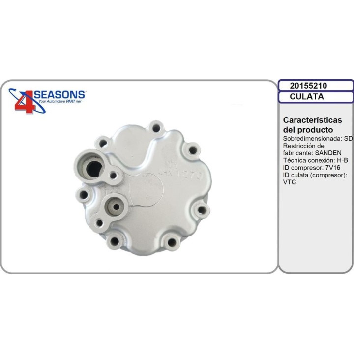 CULATA SD 7V16 H-B SD  VTC 