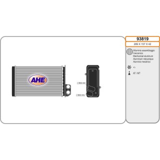 93819  HEATER CORE PEUGEOT 607
