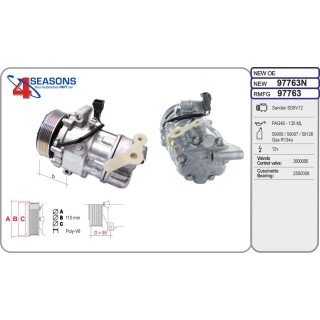 97763  COMPRESOR  FIAT/ALFA/LANCIA  MITO - BRAVO II
