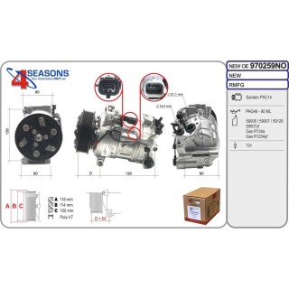 Cmp New OE NISSAN/RENAULT Juke/Captur/Clio 1 0/1 2