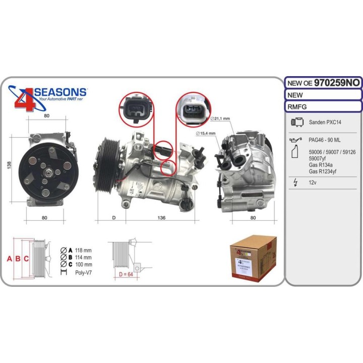 Cmp New OE NISSAN/RENAULT Juke/Captur/Clio 1 0/1 2