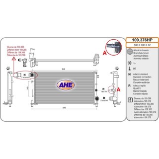 Rad  FIAT Panda 1 3D Mjet  /-AC 09 03-