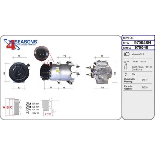 Cmp New FORD B-Max/Fiesta VI/Focus III 07 08-