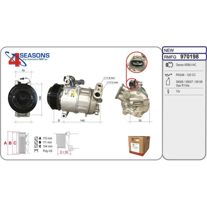 Cmp Rem DODGE/FIAT Ram Promaster City/Doblo' 2 4 1