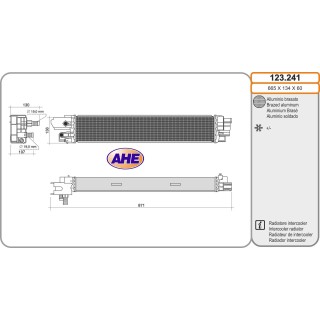 123241 Rad. Int. RENAULT Trafic 2.0dCi 06.19-