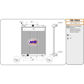 Rad  CITROEN/PEUGEOT/TOYOTA C1/107/Aygo 1 4HDi/D  
