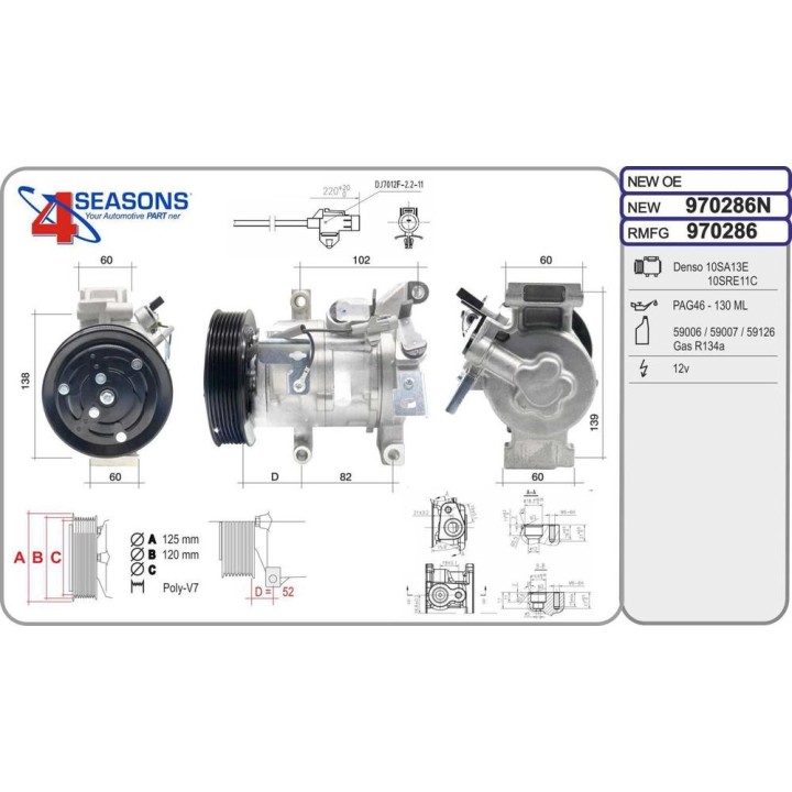 Cmp Rem TOYOTA Hilux Pick-up 2 4D-4D/2 8D-4D 05 16