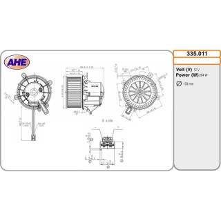 Vent  Abitacolo PORSCHE 970 Panamera 09 09-10 16