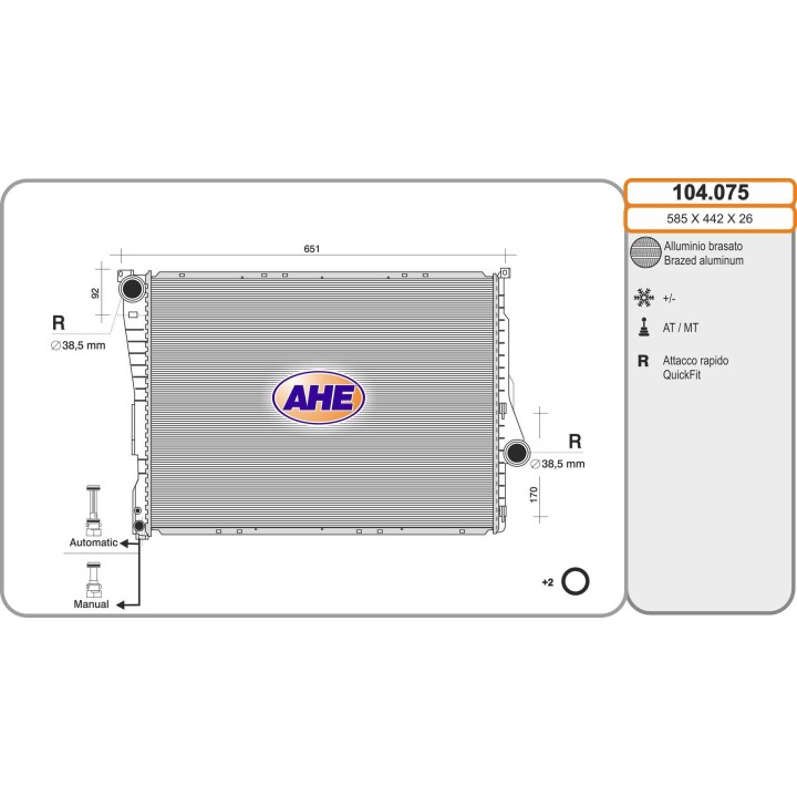 104075  BMW 316 - 318 - 320 - 318 D - 320D - 323 - 328 - 3