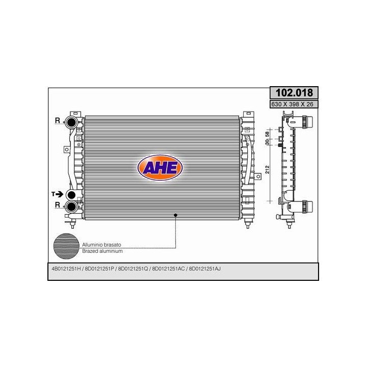 102018  AUDI A4 I 1.8-1.9Tdi