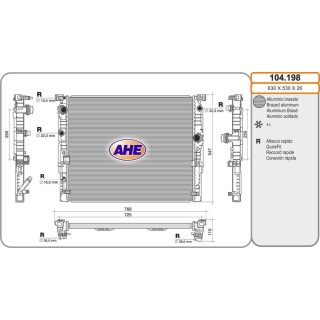 Rad  BMW F90/G11/G12/G30/G31/G32 serie 5/6/7 40/50