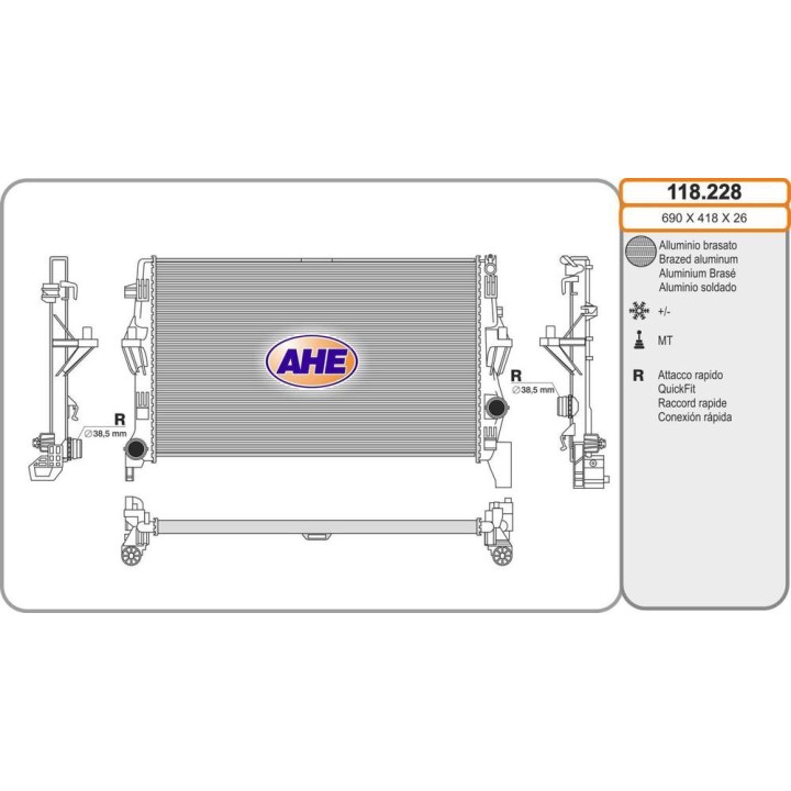 Rad  MERCEDES Marco Polo/Vito 109CDi/111CDi/160CDi