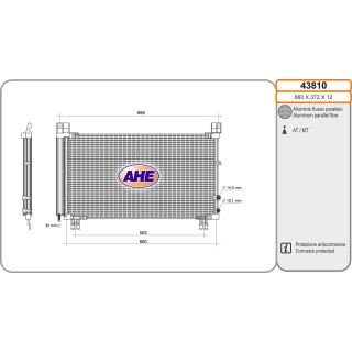 43810 Cond. Lexus IS III 250/350 04.13-