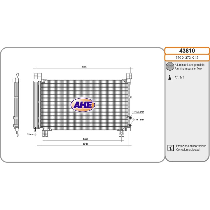43810 Cond. Lexus IS III 250/350 04.13-