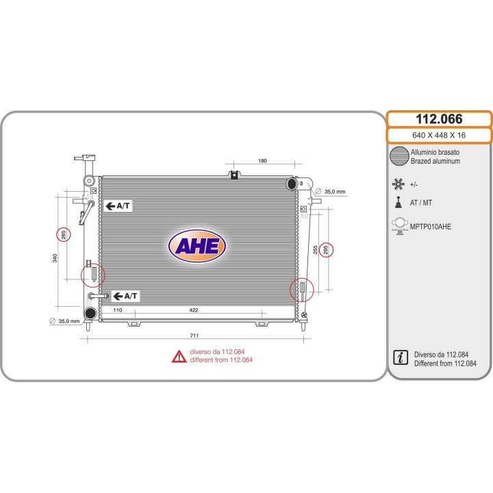 112066/R  RAD  R E V I S A D O     HYUNDAI Tucson/KIA Sportage 2.0/2.7 M/AT +/-AC