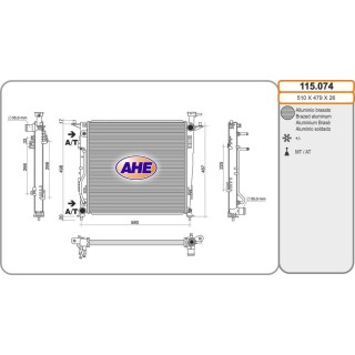Rad  KIA Sorento 2 2CRDi AC M/AT 09 14-