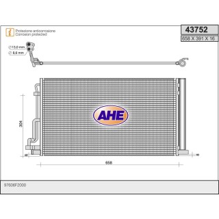43752 Cond. HYUNDAI ELANTRA / I30 1.4-1.6-2.0  15-