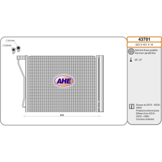 43701 Cond. BMW F06/F10/F11/F12/F13/F18 SERIE5/6M 4.4 09-