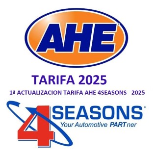 2ª ACTUALIZACION TARIFA AHE 4SEASONS   2025