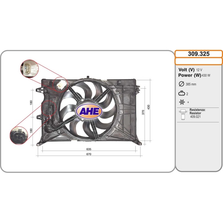 309325R  FIAT 500 X (334) 1.4 - 1.6 D Multijet - 2.0 D Mult