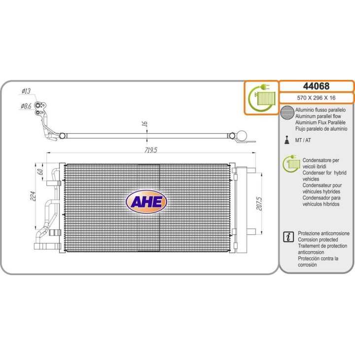Cond  HYUNDAI/KIA i30/Ceed/Proceed/Xceed 1 0/1 4/1