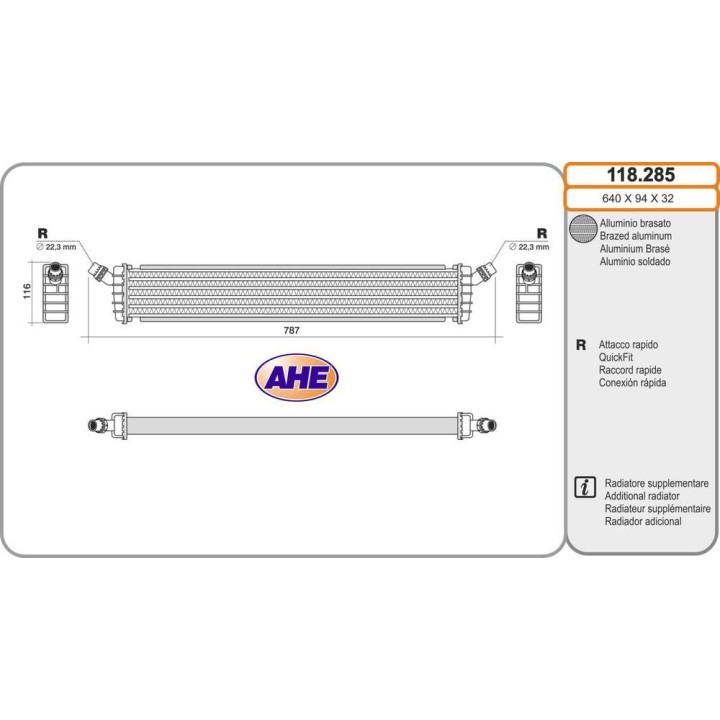 Rad  MERCEDES S206/W206C253/X253 Classe C/GLC 43AM