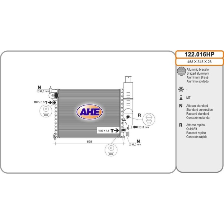Rad  PEUGEOT 405 1 4/1 6 01 87-12 92