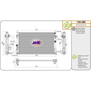 Rad  TOYOTA Corolla/C-HR 1 8/2 0 Hybrid 09 22-