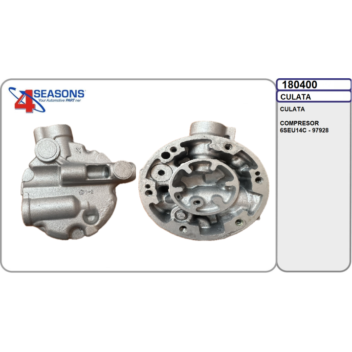 180400 CULATA COMPRESOR  6SEU14C 97928