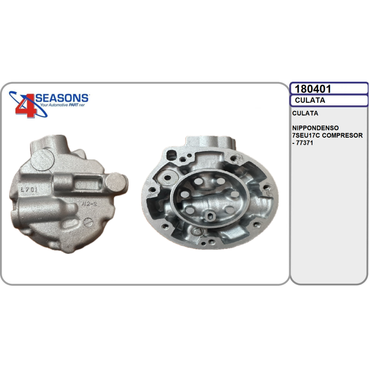 180401 CULATA NIPPONDENSO 7SEU17C COMPRESOR 77371