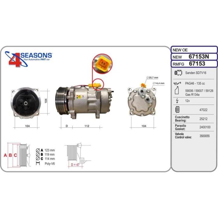 Cmp New FIAT Ducato/Scudo/Ulysse 2 0JTD/2 0D Mjet/