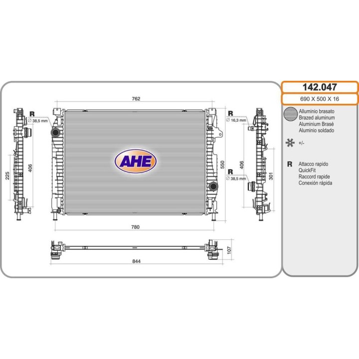 Rad  LAND ROVER Discovery Sport/Range Rover Evoque