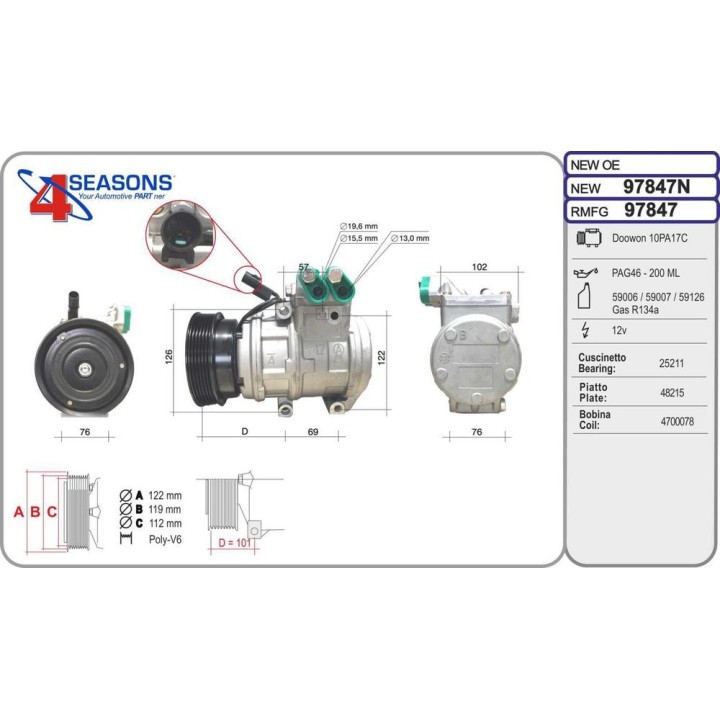 Cmp New HYUNDAI/KIA Tucson/Sportage 2 0CRDi/2 7 06