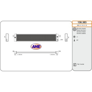130383 Rad. Inverter TOYOTA Rav 4 2.5Hybrid 12.18-