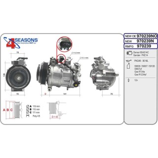 Cmp Rem OE MERCEDES Classe C/E/CLS/GLC/V 180d/200d
