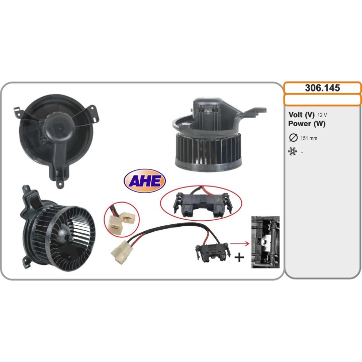 306145 Vent. Abitacolo Citroen/Peugeot Berlingo/ZX/306/Ranch 03.91-03.08