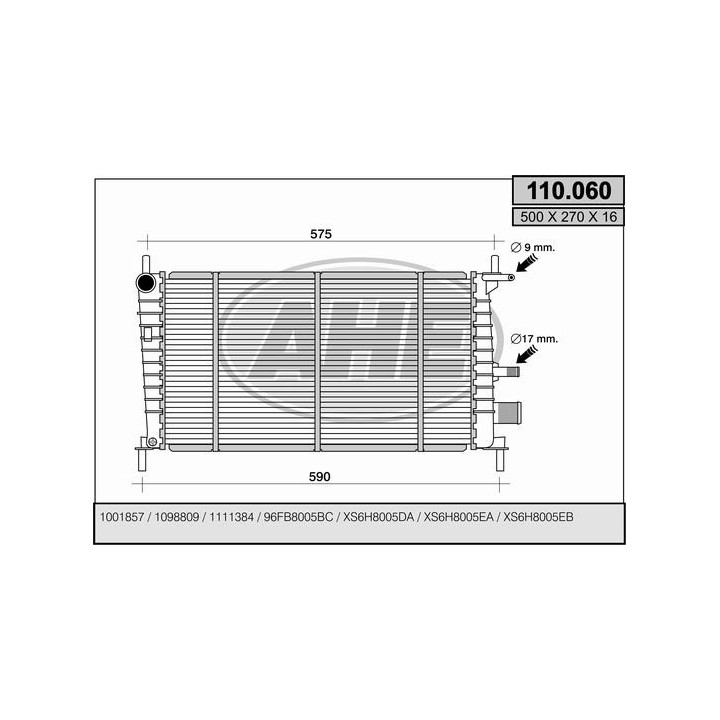 110060  FORD Fiesta IV 1.2-1.4 16V