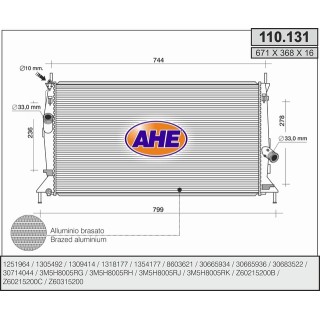 110131  FORD Focus II 1.4 16V - 1.6 16V - 1.8 FlexyFuel -