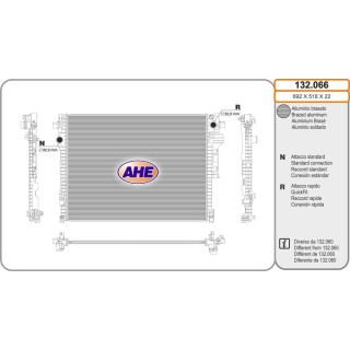 Rad VOLVO V60/XC60/S90/V90 B3/B4/B5/B6 03 19-
