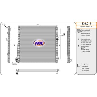 Rad  SCANIA serie G/L/P/R/S 09 16-