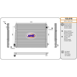 Rad  SCANIA serie G/L/P/R/S 09 16-